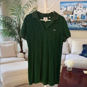 Lacoste Dark Green Mini Dress